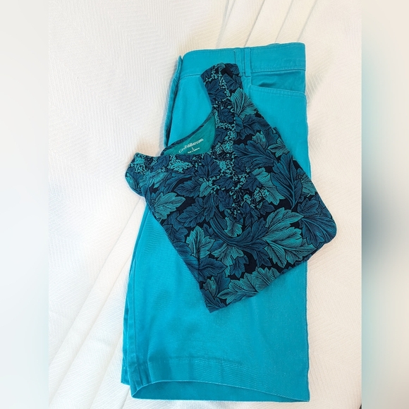 Ocean Blue Women's Cotton Shorts - Picture 3 of 4